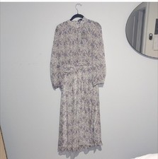 NWT The Kooples Floral Long Sleeve Maxi Dress Size Small