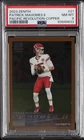 2023 PANINI ZENITH PACIFIC REVOLUTION COPPER #21 PATRICK MAHOMES II 17/50 PSA 8