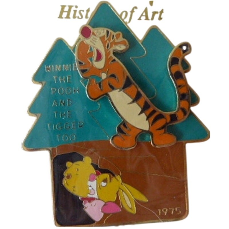 Disney Trading Pin 14887 Japan Winnie the Pooh and Tigger Too 1975 History Art