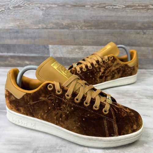 Adidas Box Size Adidas Stan Smith Mens Size 7 Velvet Sneakers Mesa Brown EH0175 | eBay