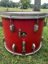 Leedy Ludwig 12'' x 15'' Marching Snare Drum Red Sparkle