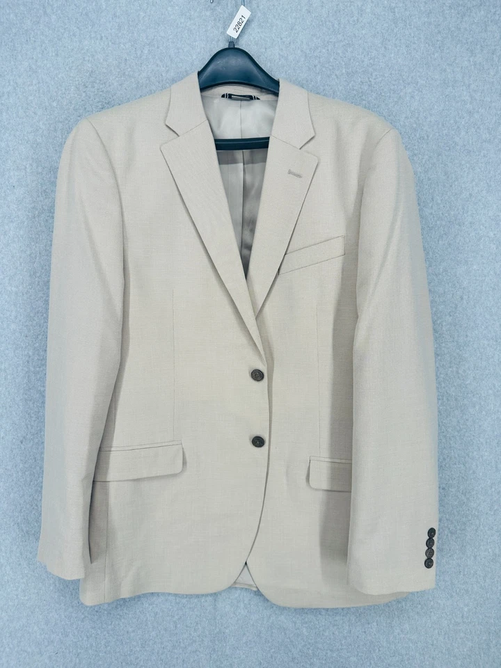 Chaqueta Traje NAUTICA Talla 40L 34x31 Tostado Calce Moderno Elastizada Pierna Recta Foto 2 de 4