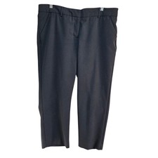Black Flat Front Dress Pants with pockets Size 14