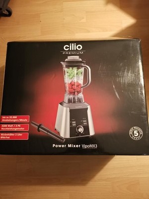 Cilio Premium Power Mixer VipoMX3   2200W   NEU & OVP   Hochleistungsblender