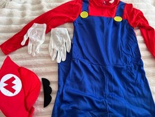 Super Mario Kostüm Fasching Karneval 122/128