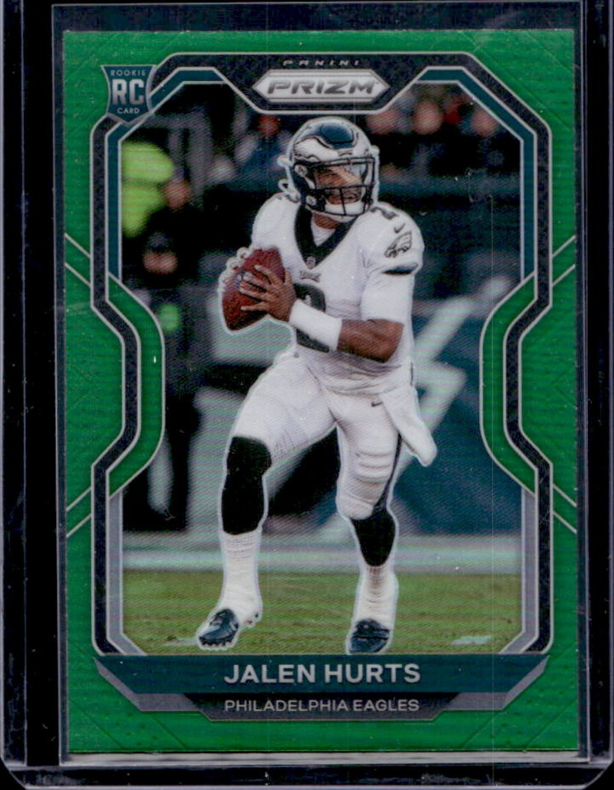 2020 Prizm Jalen Hurts RC Green Rookie #343 Eagles