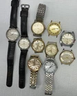 Lot  Vintage Timex Mens Watches Mechanical Hand Wind Automatic Parts Fix 6