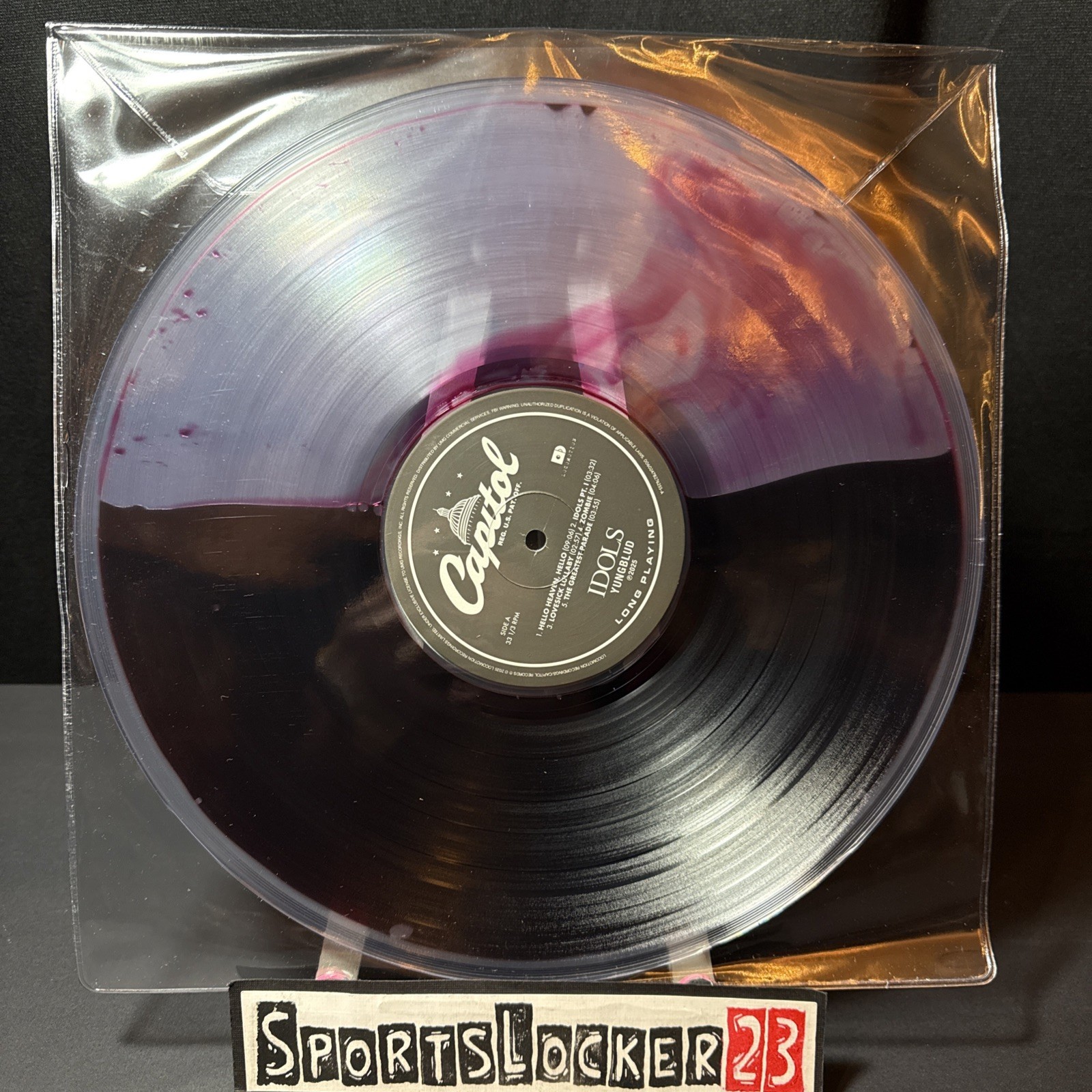 Yungblud Idols Clear w/ Blood Fill Vinyl LP Record Bad World Exclusive Limited