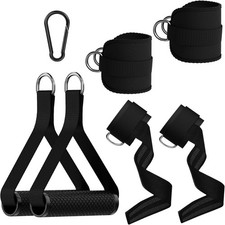 Cable Machine Attachment for Home Gym, Tricep Press LAT Pull Down Attachment, Tr