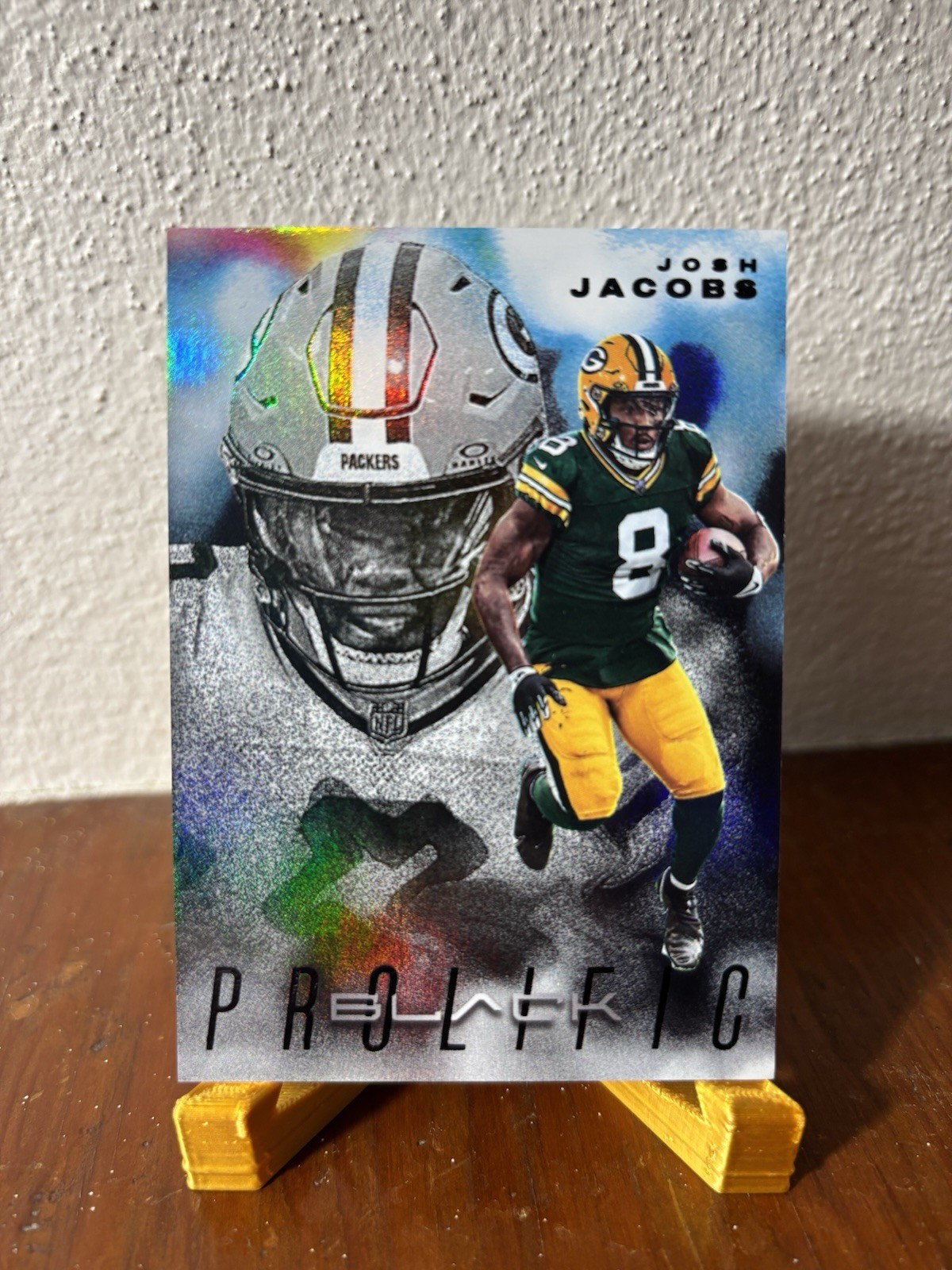 Josh Jacobs -2024 Panini Black Prolific (SSP) Case Hit Rare PF-JJS -Packers