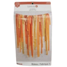 Celebrate It Thanksgiving Party Backdrop 48X50 in 100 Polyester