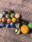 Vintage Machine Made Marble Lot Of 22 HTF Marbles Various Makers And Conditions — photo 5