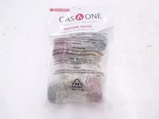 2 Pack GasOne Propane Tank Gauge Pressure Meter Connects Regulator 50120-2-RED