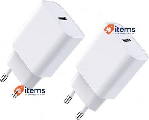 2 Pack USB c Adapter 20W Compatible with iPhone AirPods Samsung Galaxy USB C - 第 1/6 張圖片