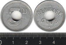 Australia: Three Pence Renmark Club Prahran Victoria 3d token
