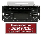 Remanufacture SERVICE for 2015-17 Jeep Wrangler Radio AM FM CD P05091164AC RES