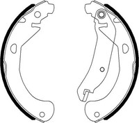 Bremsbackensatz Textar 91077500 Chevrolet 10366478 Chevrolet 19256491
