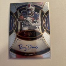 2025 Panini Select Ray Davis Buffalo Bills Autograph Rookie #SP-RDS Football