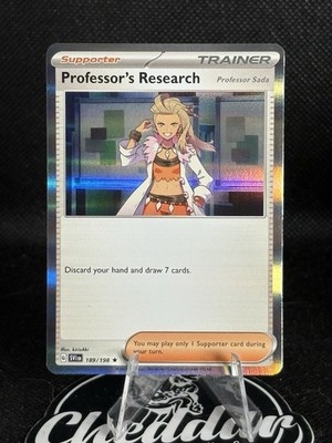Professor s Research 189/198 Holo Rare Scarlet & Violet Base SV1 Pokemon TCG NM