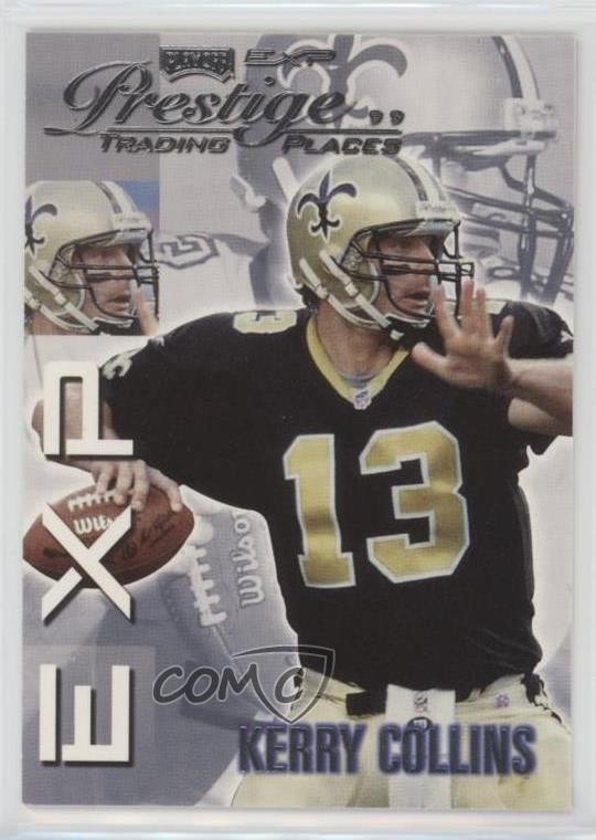 1999 Playoff Prestige EXP Trading Places Kerry Collins #EX56 0q3