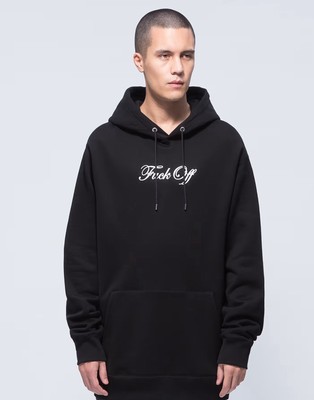 Mastermind Japan F*** Off Hoodie - Version 2 - Black - Small