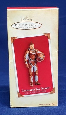 Hallmark Keepsake Star Trek E nterprise NX-01 Ornament Commander Tripp Tucker