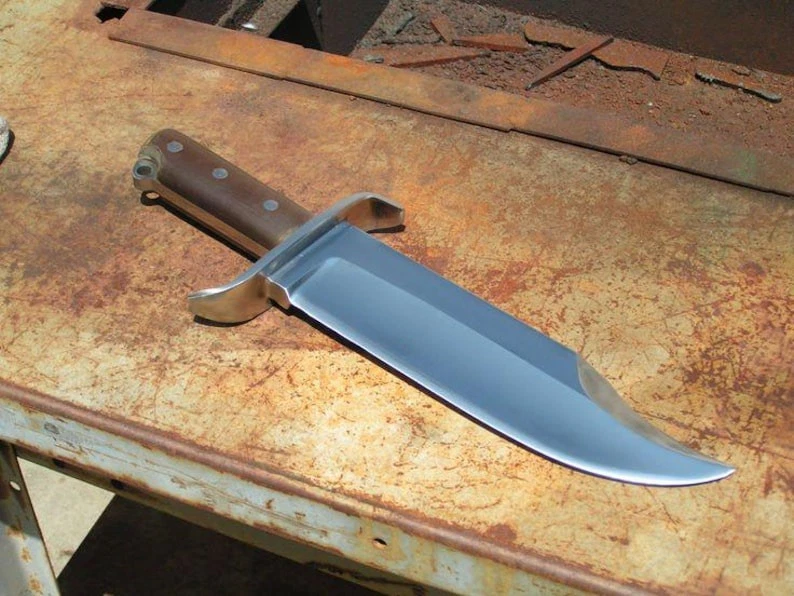 Hecho a mano The. Cuchillo Bowie de peso pesado cuchillo de caza histórico cuchillo coleccionable Foto 4 de 4