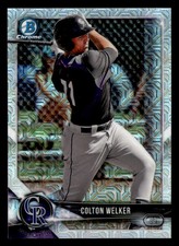 2018 Bowman #BCP39 Colton Welker Chrome Prospects Mojo Refractor