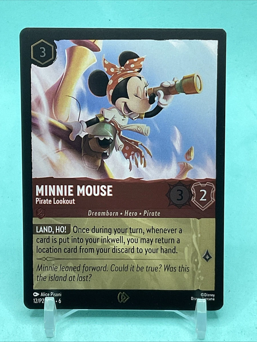25+ Minnie Mouse - Pirate Lookout 12 Disney Lorcana Promo Cards