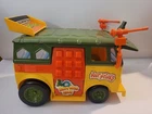 1989 TMNT Vintage Party Wagon Van Teenage Mutant Ninja Turtles 99% Complete