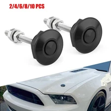 Push Quick Release Button Pin Hood Bonnet Clip Lock Car Latch Bumper 2/4/6/8/10X
