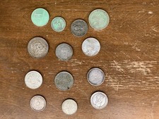 Silver world coins: 4.8 ounces of silver coins: 13 silver coins total 43.75 per troy oz