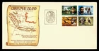 DR WHO 1978 CHRISTMAS ISLAND INDIAN OCEAN FDC FAMOUS VISITOR COMBO R75901