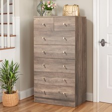 Bonnlo Large  Chest of Drawers, Tall Drawers with 7or 5 Storage Drawers