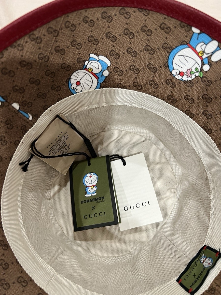 Gucci x Doraemon Bucket Hat NWT Size Medium Limited Edition | eBay
