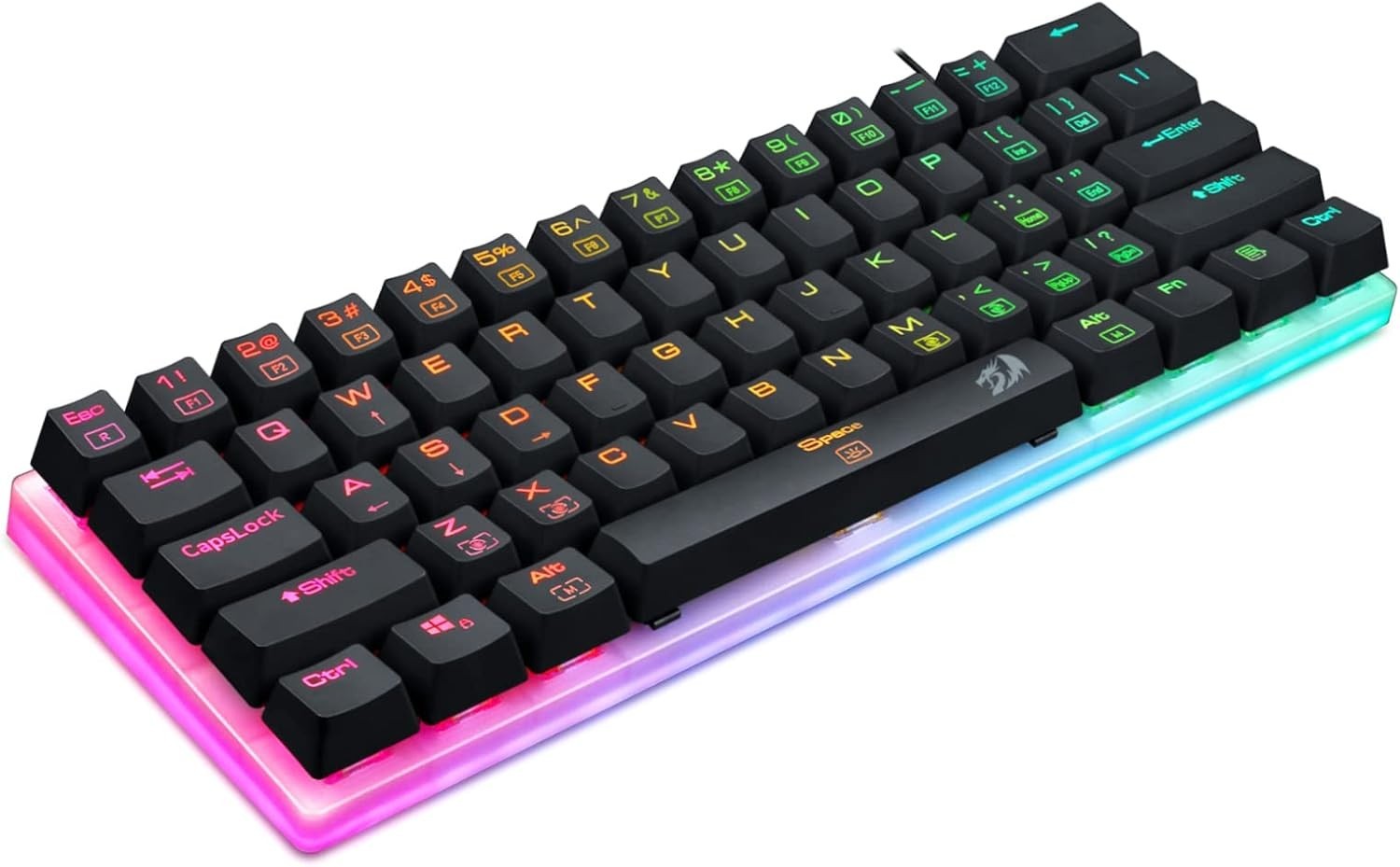 K605 Alien Giant Mechanical Gaming Keyboard, Super Big 61 Ke