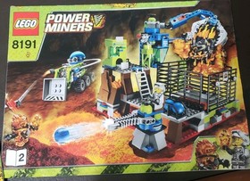 LEGO &reg; Power Miners Lavatraz 2010 Instruction Manuals Set 8191