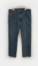 Vintage Levi s 505 Straight Leg Mens Denim Jeans Size 40x34 Medium Wash