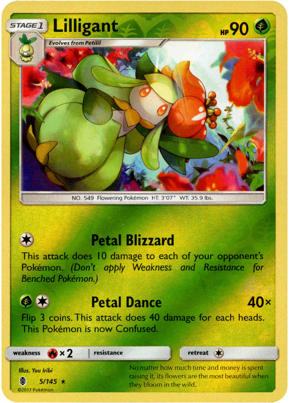 Lilligant - 5/145 - Guardians Rising - Reverse Holo