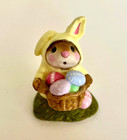 Wee Forest Folk Easter Bunny Mouse Yellow - Retired WFF excellent with box — photo 1
