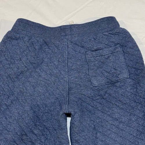 Janie and Jack Quilted Pull On Sweat Pants Joggers Blue Size 8 Unisex - Picture 7 of 7