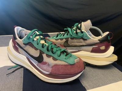 Size 12 sacai x Nike VaporWaffle SP Villain Red collaboration NIKE men