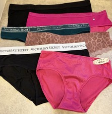 NWT Victoria's Secret Mixed Panty Lot 6 Thong Shortie Sz Large