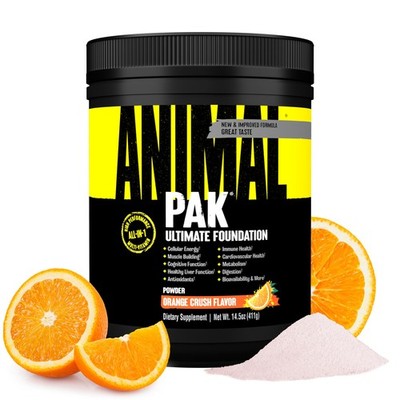 Animal Pak - Convenient All-in-One 30 Servings (Pack of 1), Orange Crushed