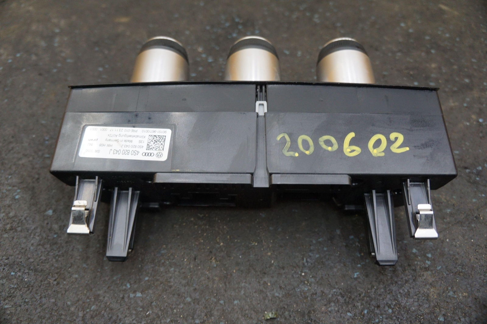 HVAC Climate Control Switch 4S0820043J OEM Audi R8 LMS GT4 2018 Aventador
