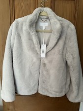 White Company Faux Fur Coat