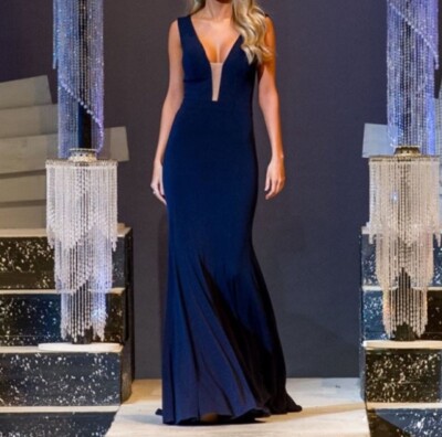 Jovani Dress Navy Blue Size 0 | eBay Jovani Dress Navy Blue Size 0 | eBay