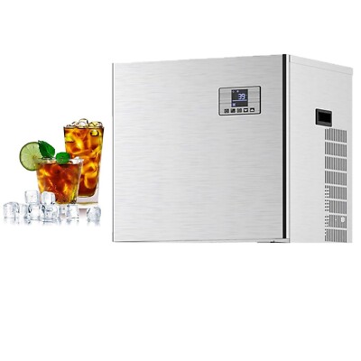 Commercial Ice Maker Machine-Head 550lbs/24h Industrial Ice Machine Self-Cleanin