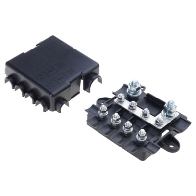 Multiple Circuit Power Distribution Holder For Marine Vehicle Electrical Systems