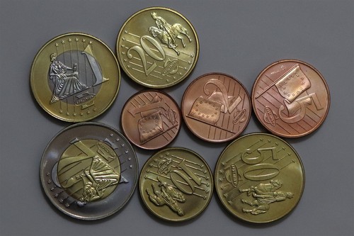 🧭 🇪🇪 ESTONIA 2003 - EURO PATTERN MINT SET B79 #97 BX8 - Picture 2 of 2